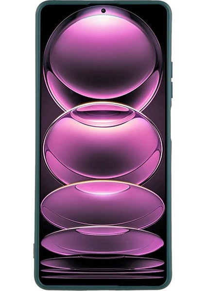 Wanlonfeng Rb1 Serisi Xiaomi Redmi Için Not 12 Pro 5g Telefon Kılıfı Ekran Filmi ile Tpu Kapak-Ordu Yeşil (Yurt Dışından)