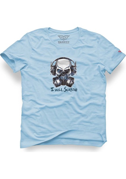 Nükleer Kuru Kuru Kafa Tasarım Tişört, Kuru Kafa Baskılı Tişört, Tasarım Tişört