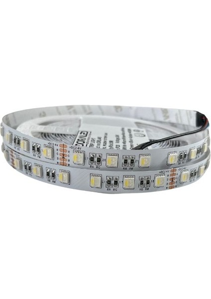 Rgbw Strıp Şerit LED Rgb+ Beyaz 5050 IP20 mt 60 LED (5mt) 24V