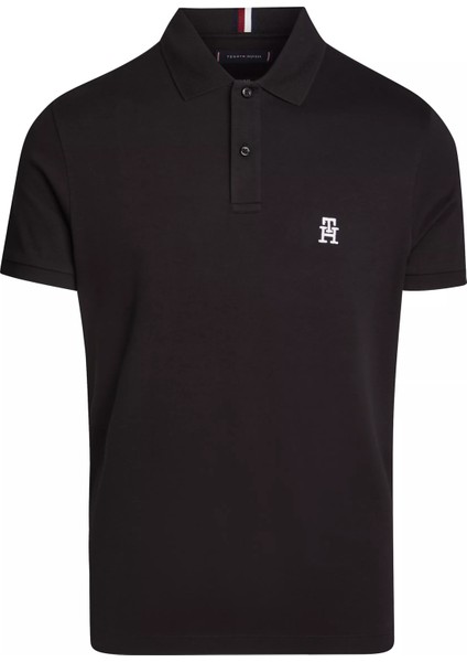 Erkek Imd Interlock Reg Polo Siyah T-Shirt