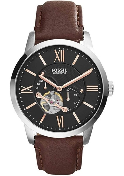 Fossil ES5068 Kahverengi Hakiki Deri Silikon Kaplama Saat Kordonu Kayışı 46MM indirimleri