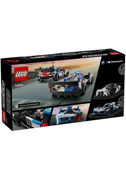 76922 LEGO Speed Champ. Bmw M4 Gt3 ve Bmw M Hybrid V8 Yarış Ar 676 Parça +9 Yaş