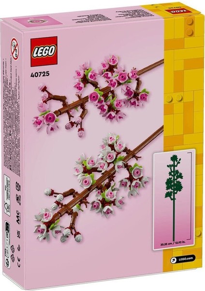 40725 Lego® Iconic Botanical Collection Kiraz Çiçekleri 430 Parça +8 Yaş