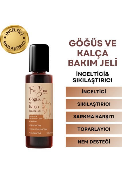 Inceltici, Sıkılaştırıcı, Toparlayıcı Göğüs ve Kalça Bakım Jeli 100 ml