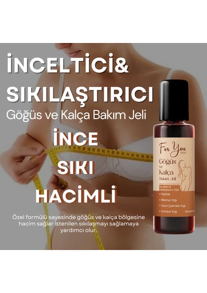 Inceltici, Sıkılaştırıcı, Toparlayıcı Göğüs ve Kalça Bakım Jeli 100 ml