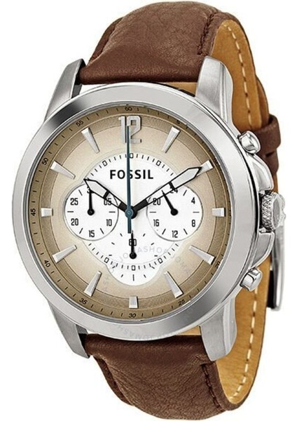Fossil FS5156 Kahverengi Hakiki Deri Silikon Kaplama Saat Kordonu Kayışı 46MM indirimleri