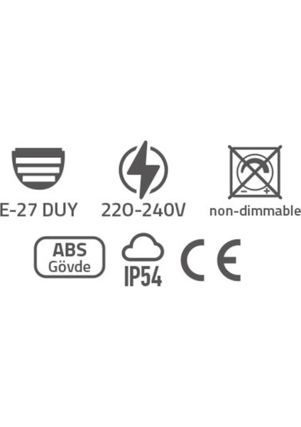 A'dan G'ye 29 cm Bahçe Yol Aydınlatma, Set Üstü, Duvar Armatürü, Çim, Yürüyüş Yolu Apliği, Dekorati