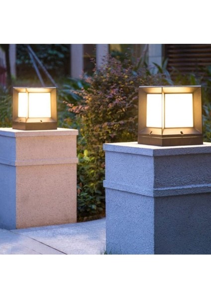 Tekno Trust A'dan G'ye Küp Set Üstü Dekoratif Bahçe ve Dış Mekan Aydınlatma Armatürü 10 - 19 Watt A Setüstü Ayd