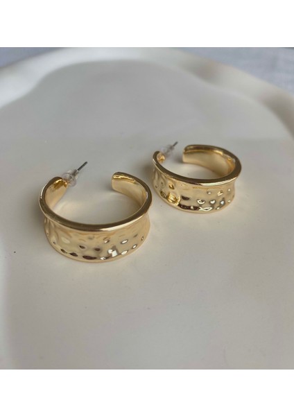 Kadın Küpe Kayık Biçim Taşlanmış Küpe fiyatları