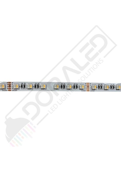 Rgbww Strıp Şerit LED Rgb+ Gün Işığı 5050 IP20 mt 60 LED (5mt) 24V