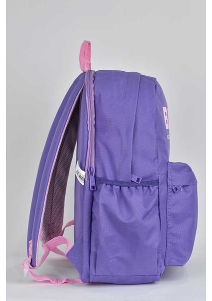 Unisex Çok Gözlü Günlük Seyahat Okul Sırt Çantası Lila 04154 fırsatları