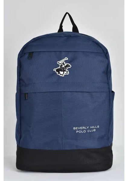 Unisex Çok Gözlü Günlük Seyahat Okul Sırt Çantası Lacivert 04168