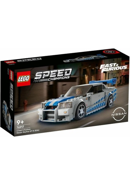 76917 LEGO Speed Champ. Fast And Furious Nissan Skyline Gt-R 319 Parça +9 Yaş