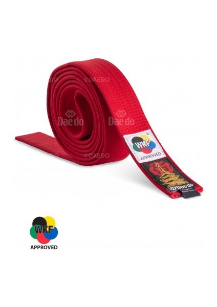 W.K.F. Onaylı Karate Kuşağı-Cı2518- (Kırmızı)