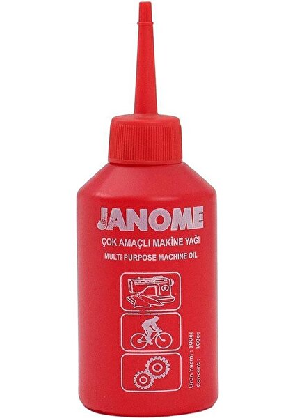 Janome Ev Tipi Makine Yağı 100CC