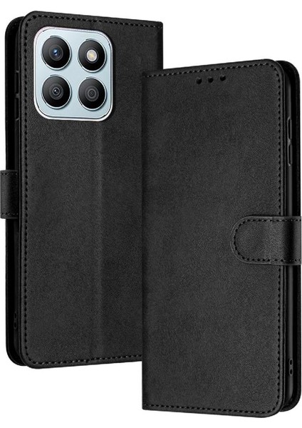 Toka ile Kart Yuvası ile Onur X8B Pu Deri Saf Renk Için Flip Case (Yurt Dışından)