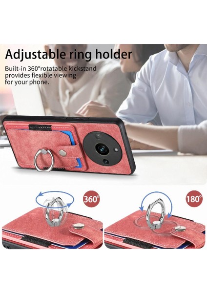 Realme 11 Pro Crad Yuvası Için Kılıf Manyetik Araç Montaj Standı Halka Tutucu (Yurt Dışından)