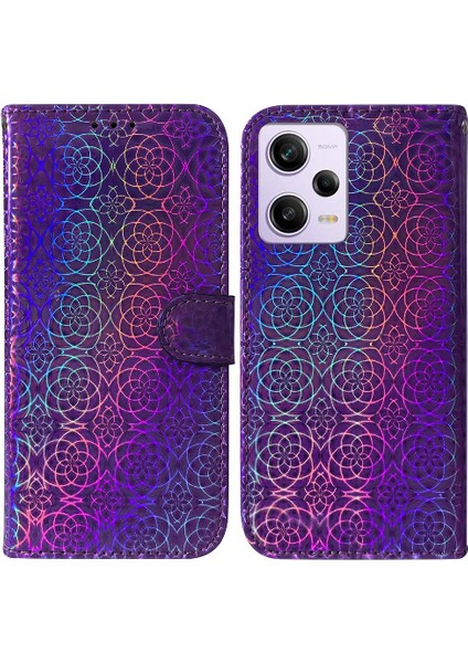 Xiaomi Redmi Not 12 Için Kılıf Pro Standı Tutucu Kart Yuvası Cüzdan Kılıf Pu (Yurt Dışından)
