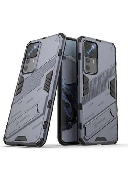 Xiaomi 12T/12T Pro 5g Sağlam Askeri Kickstand Koruyucu Kapak (Yurt Dışından)