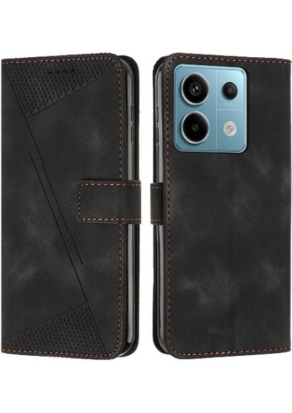 Xiaomi Redmi Için Not 13 Pro 4g Pu Deri Tam Koruma Flip Case (Yurt Dışından)
