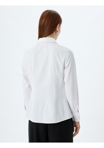 Basic Gömlek Uzun Kollu Slim Fit fırsatları