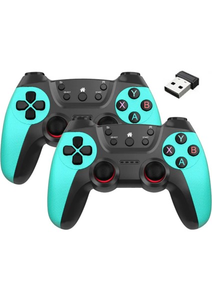 Joystick Gamepad Çiftli Tv Bilgisayar Oyun Konsolu 2.4g Gamepad Joystick