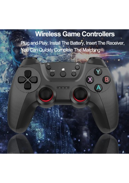 Joystick Gamepad Çiftli Tv Bilgisayar Oyun Konsolu 2.4g Gamepad Joystick