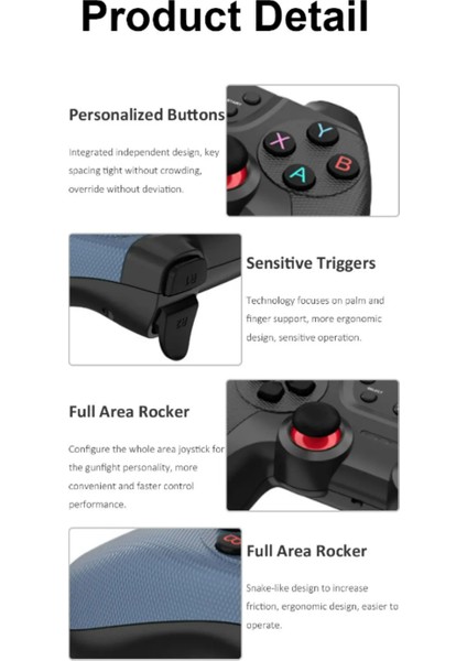 Joystick Gamepad Çiftli Tv Bilgisayar Oyun Konsolu 2.4g Gamepad Joystick