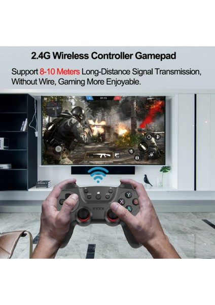 Joystick Gamepad Çiftli Tv Bilgisayar Oyun Konsolu 2.4g Gamepad Joystick