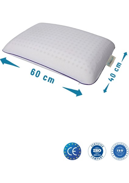 Tekno Trust Visko Ortopedik Visco Yastık Lavanta Terapi Visco Yastık 60X40X15 cm 650 + gr Antiyel Pamukl fiyatları