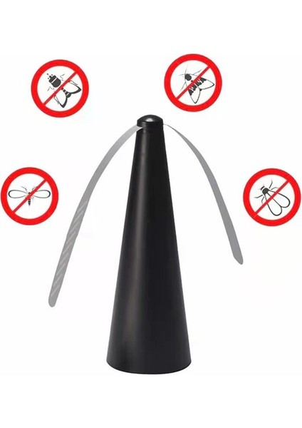 Sinek Kovucu Fan Çok Fonksiyonlu Yaprak Sinek Kovucu Ev Otomatik Sinek Kapanı Sinek Fanı (Yurt Dışından)