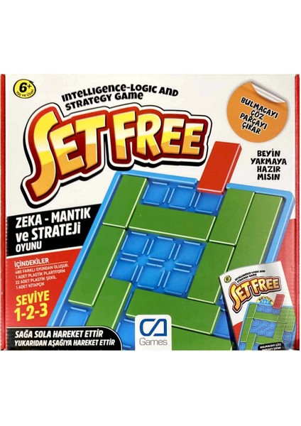 Setfree Kaydırmalı Puzzle Kutu Oyunu