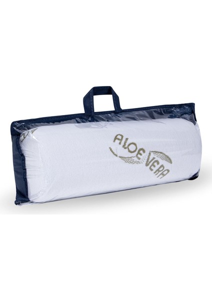 Tekno Trust Hava Geçirgen Visco Ortopedik Rulo Yastık 45X15CM, Beyaz 44 x 14 65% Polyester, 35% Viskoz Beyaz Pa fiyatları