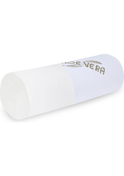 Tekno Trust Hava Geçirgen Visco Ortopedik Rulo Yastık 45X15CM, Beyaz 44 x 14 65% Polyester, 35% Viskoz Beyaz Pa fırsatları