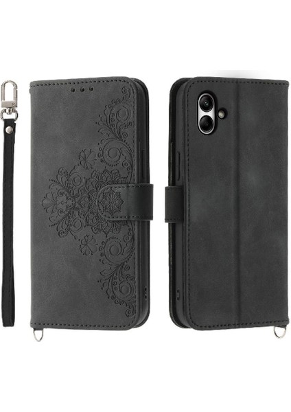 Samsung Galaxy A05 Çoklu Kredi Kartı Yuvaları Için Flip Case Darbeye (Yurt Dışından)