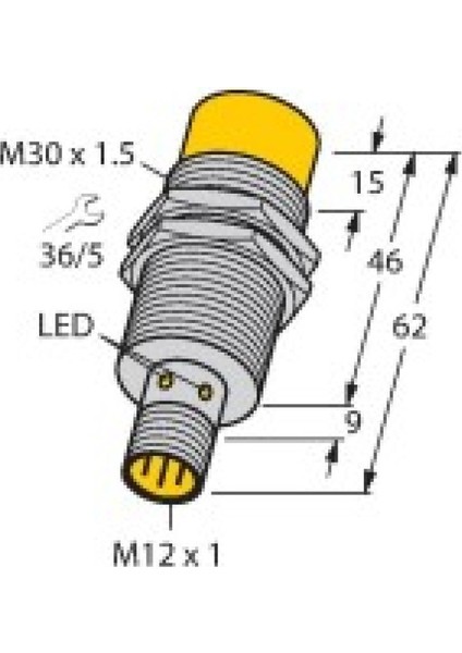 40203 NI15-M30-Y1X-H1141 Endüktif Sensör