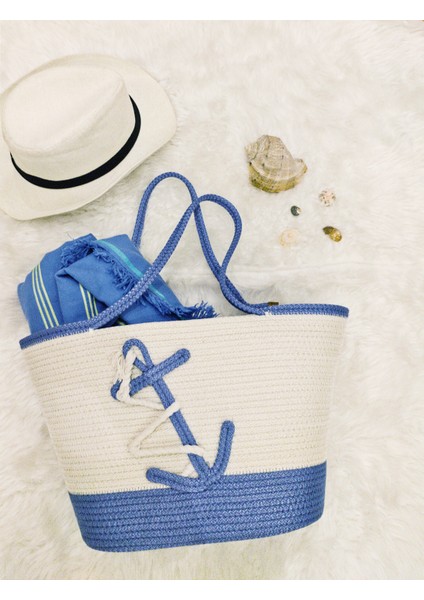 Tasarım Plaj ve Kol Çantası Büyük Boy Çapalı Hasır Omuz Çanta El Işi fiyatları