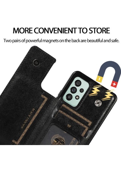 Kart Tutucu Kickstand Çift ile Samsung Galaxy A33 5g Için Cüzdan Kılıf (Yurt Dışından) fiyatları