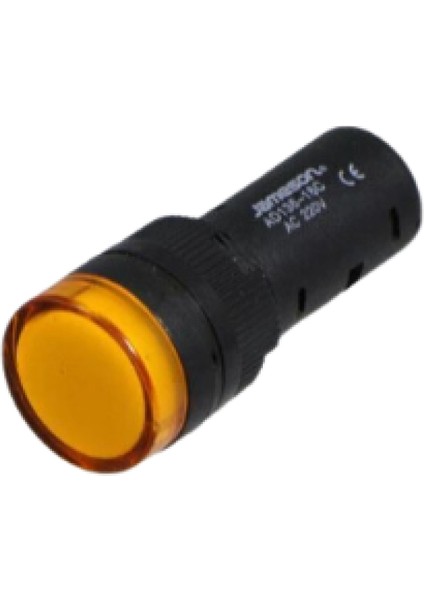 J8-220-SR / Metal LED Sinyal 220V Sarı