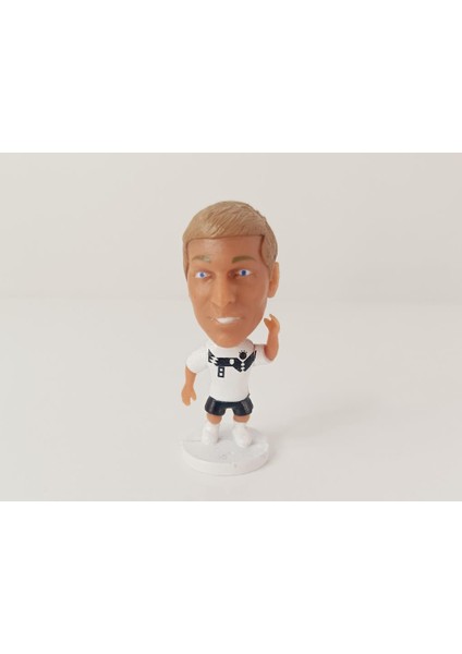Futbolcu 3D Figür Futbol Yıldızı Biblo 6.5 cm Nostalji Ev Ofis Dekor Oyuncak