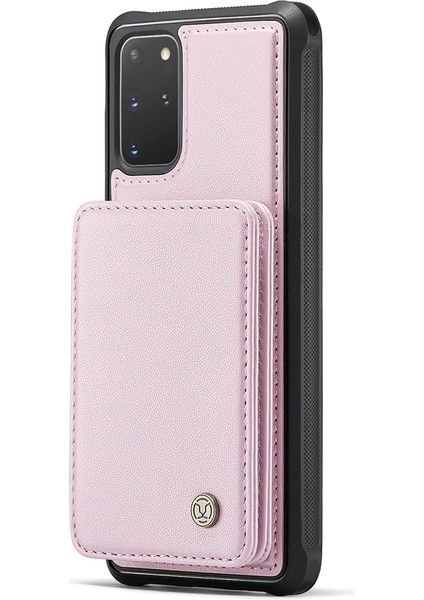 Jeehood Samsung Galaxy S20 Plus 5g/4g Manyetik Kılıf Pu+Tpu Telefon Kapak Kart Sahibinin Kickstand-Pembe (Yurt Dışından) fiyatları