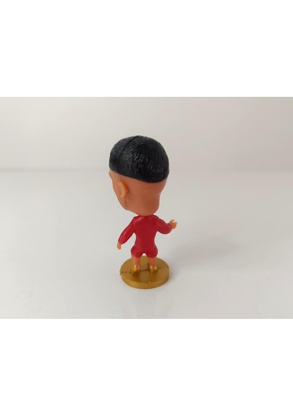 Futbolcu 3D Figür Futbol Yıldızı Biblo 6.5 cm Nostalji Ev Ofis Dekor Oyuncak modelleri