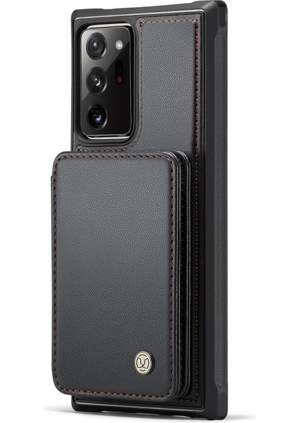 Samsung Galaxy NOTE20 ULTRA/NOTE20 Ultra 5g Kılıf Çıkarılabilir Kart Çantası-Siyah (Yurt Dışından)