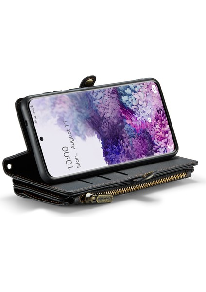 Caseme Samsung Galaxy S20 Plus 5g/4g Kılıf Crossbody Telefon Çantası Deri Kılıf-Siyah (Yurt Dışından) indirimleri