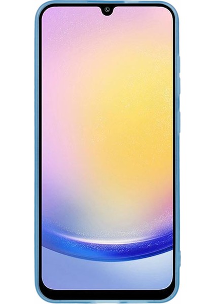 Dksm Serisi Samsung Galaxy A15 5G/A15 4g Kılıf Elektroliz Kamera Çerçevesi Tpu Telefon Kapağı-Şeffaf Mavi (Yurt Dışından)