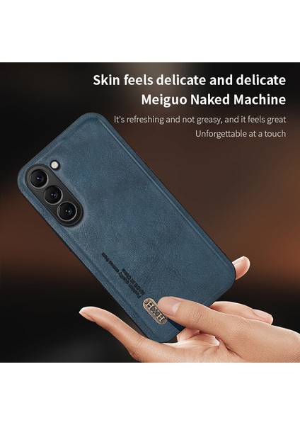 Samsung Galaxy S23+KILIF Tpu+Pu Mat Telefon Kapak Desteği Manyetik Araç Montajı-Mor (Yurt Dışından)