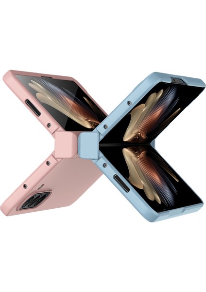 Samsung Galaxy Z Fold6 5g Kılıf Menteşe Korumalı Skin Feel Pc Telefon Kapağı-Pembe (Yurt Dışından) fırsatları