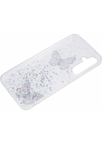 Wanlonfeng Aw Serisi Samsung Galaxy A35 5g Kılıf Temperli Cam Filmli Sparkle Tpu Telefon Kapağı-Beyaz (Yurt Dışından) modelleri