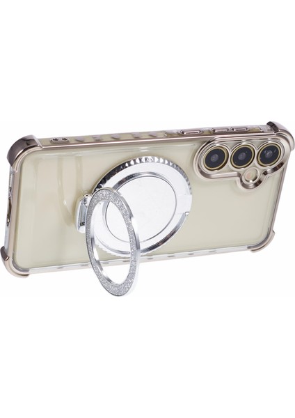 Samsung Galaxy A35 5g Yan Kalp Desenli Kılıf Ayna-Gri Kickstand Tpu Telefon Kapağı (Yurt Dışından) fırsatları