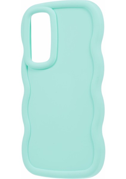 Samsung Galaxy A24 4g (162,1 x 77,6 x 8,3 Mm) Tpu Telefon Kılıfı Dalga Kenarı-Açık Yeşil (Yurt Dışından)